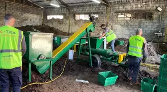 TİKA'nın Filistin'deki Zeytin Atıklarından Pelet Üretimi Projesi