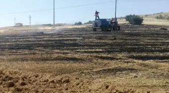 Isparta'nın Yalvaç İlçesinde Tarım Arazisinde Yangın