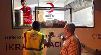 Türk Kızılay, Manisa'da Orman Yangınıyla Mücadele Eden Ekiplere Destek Oldu