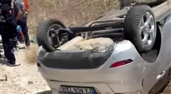 Siirt'te Takla Atan Araçta Sürücü Yaralandı