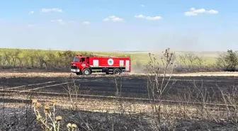 Tekirdağ'da Buğday Tarlasında Yangın: 70 Dekar Alan Zarar Gördü