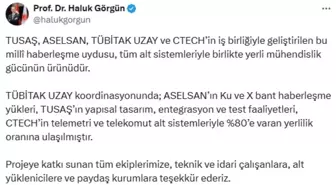 Haluk Görgün, Türksat 6A Projesini Tanıttı