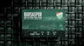 Bursaspor'dan Kombine Açıklaması: 30 Bin 710 Satıldı