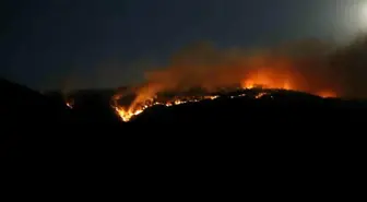 Çankırı'nın Ilgaz İlçesinde Orman Yangını Söndürme Çalışmaları Devam Ediyor