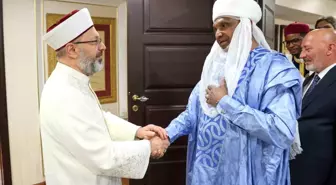 Diyanet İşleri Başkanı Erbaş, Nijer'in Damagaram Sultanı Sanda'yı Ağırladı