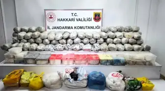 Hakkari'de Yüksekova'da Uyuşturucu Operasyonu: 121 Kilo Uyuşturucu Ele Geçirildi
