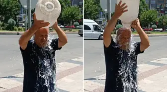 Hava sıcaklığının 45 dereceyi bulduğu kentte vatandaşlar böyle serinledi