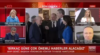 MHP Genel Başkan Yardımcısı Yönter tv100'e özel açıklama:'Dananın Kuyruğu Birkaç Gün İçinde Kopacak'