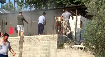 Osmaniye'de Evde Yangın Çıktı