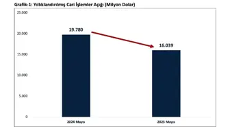 2025 Mayıs'ta Cari Açık 684 Milyon Dolar olarak Gerçekleşti