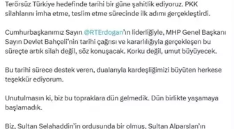 İçişleri Bakanı Yerlikaya: Artık silah değil, söz konuşacak