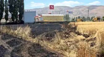 Elazığ'da Yangın: 23 Dönüm Buğday Tarlasını Küle Döndürdü