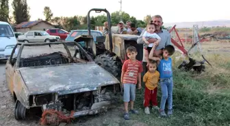 Amasya'da Yangın: Aile Eşyalarını Kaybetti, Torunları Kurtuldu