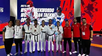 Türkiye, 2025 Dünya Para Taekwondo Open Challenge'da 5 Bronz Madalya Kazandı