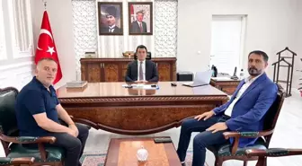 Patnos Gazeteciler Cemiyeti Başkanı'ndan Kaymakam Dertlioğlu'na Ziyaret