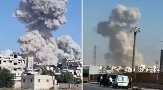 Suriye'de askeri karargahta şiddetli patlama