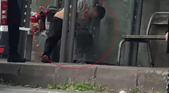 Taburcu olduktan dakikalar sonra durakta can verdi