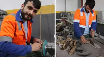 Dizilerden etkilendi,10 bin boynuz arasından seçip eşsiz renklerde bıçaklar üretti