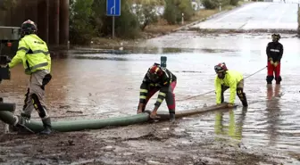 Zaragoza'da Şiddetli Yağış Sele Yol Açtı