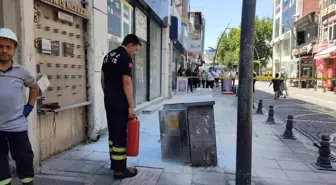Lüleburgaz'da Elektrik Panosunda Yangın