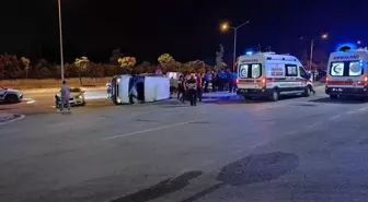 Kayseri'de Minibüs ile Otomobil Çarpıştı: 9 Yaralı