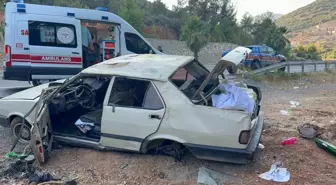 Gazipaşa'da Takla Atan Otomobilde 5 Kişi Yaralandı