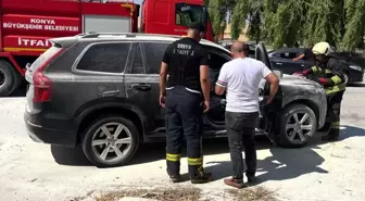 Konya'da Seyir Halindeki Cipte Yangın Paniği