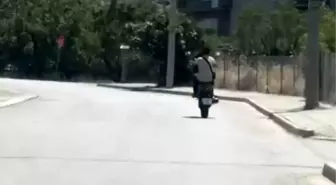Denizli'de Akrobatik Motosiklet Sürüşüne 4 Bin TL Ceza