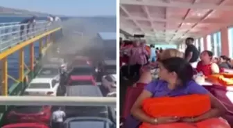 200 yolculu feribotta yangın paniği! Vali'den açıklama geldi