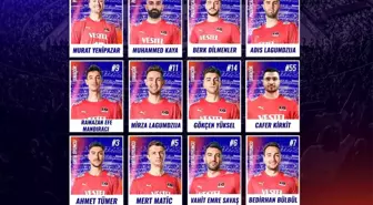 A Milli Erkek Voleybol Takımı'nın 2025 FIVB Voleybol Milletler Ligi Kadrosu Açıklandı