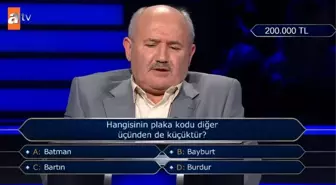 Batman, Bayburt, Bartın, Burdur hangisinin plakası daha küçüktür?