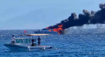 Çeşme'de Tekne Yangını: 'Seanymph' Kullanılamaz Hale Geldi