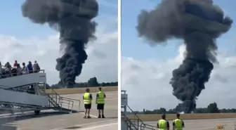 Londra'da yolcu uçağı piste çakıldı!