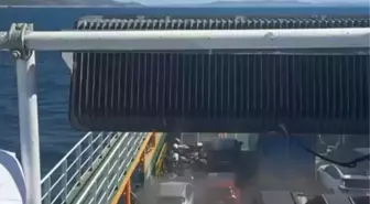 Marmara Adası Açıklarındaki Feribotta Yangın Çıktı