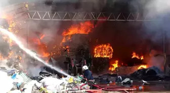 Ordu'da Geri Dönüşüm Tesisinde Yangın Çıktı