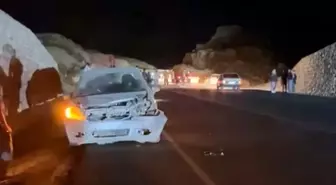 Mersin'de Otomobil Domuza Çarptı, Yaralı Yok