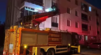 Tekirdağ'da Pencereye Sıkışan Kuş İtfaiye Tarafından Kurtarıldı