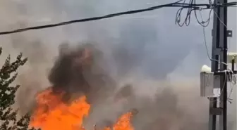 Silivri'de Buğday Tarlasında Yangın Çıktı