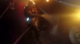 Erciş'te Tır Lastiklerinden Duman Çıktı, İtfaiye Ekipleri Yangını Önledi