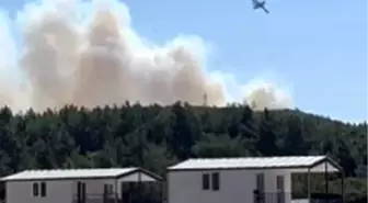 Urla'da Makilik Alanda Yangın Kontrol Altına Alındı