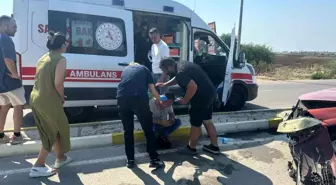 Antalya'da Trafik Kazası: Sürücü Yaralandı