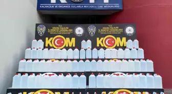 Adana'da Kaçak Alkol Operasyonu: 800 Litre Etil Alkol Ele Geçirildi