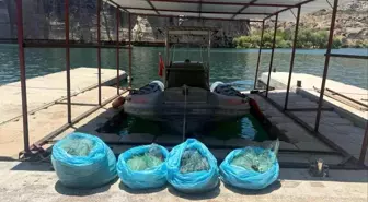 Gaziantep'te Ağ İle Avlanma Yasağına Uyan Şahıs Yakalandı