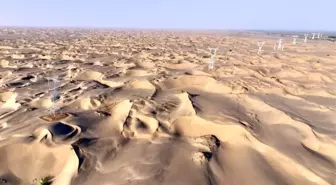 Çin'in Xinjiang Bölgesi'nde Ekstra Yüksek Voltajlı Enerji Hattı Tamamlandı