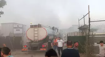 Bursa'da Geri Dönüşüm Tesisinde Yangın Çıktı