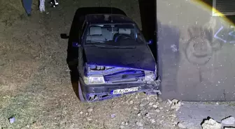 İnegöl'de Kontrolden Çıkan Araç Şarampole Düştü
