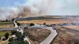 Edirne'de Yangın: Trafik Kazası ve Yaralılar
