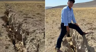 İki ilçe birbirinden ayrılıyor! Metrelerce uzunluğundaki yarık nedeniyle mahalleli tedirgin