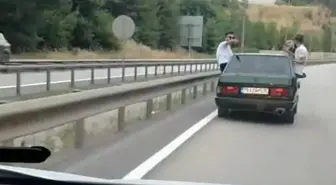Karabük'te Asker Konvoyu ve Kamyonet Tehlikeli Hareketler Yaptı