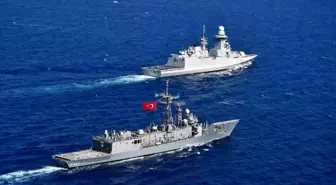 Mavi Vatan'ın Yüzen Kalesi TCG Gelibolu İtalya ile Eğitimde